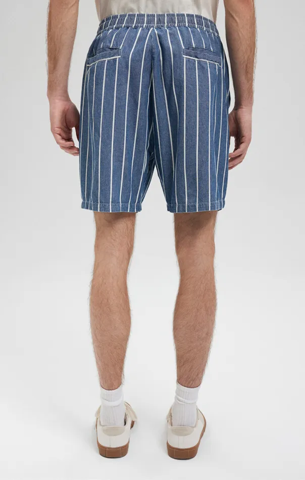 Striped Shorts In Indigo Men Mavi Jeans Joggers Striped Shorts In Indigo Men Mavi Jeans Joggers