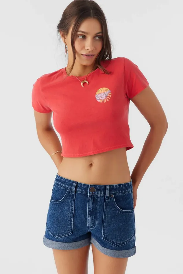 SUNSET SHORE TEE Bittersweet Women O039NEILL Clothing