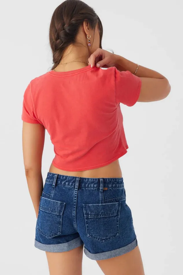 SUNSET SHORE TEE Bittersweet Women O039NEILL Clothing