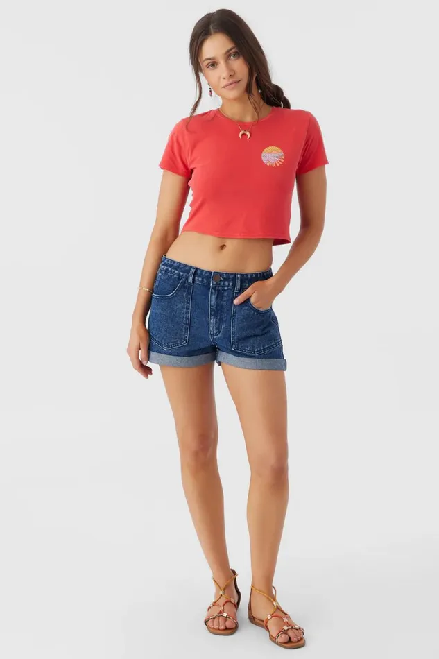SUNSET SHORE TEE Bittersweet Women O039NEILL Clothing