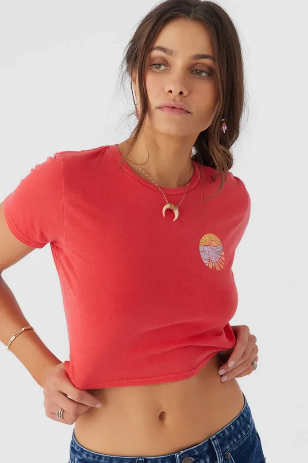 SUNSET SHORE TEE Bittersweet Women O039NEILL Clothing
