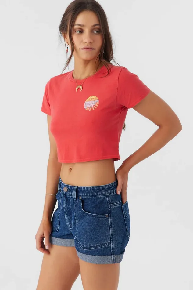 SUNSET SHORE TEE Bittersweet Women O039NEILL Clothing