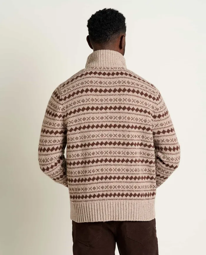 Sweaters ToadandCo Men8217s Men8217s Wilde 14 Zip Sweater Honey Brown