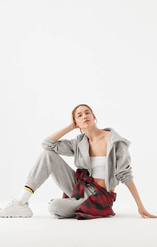 Sweatpants In Grey Melange Women Mavi Jeans Loungewear