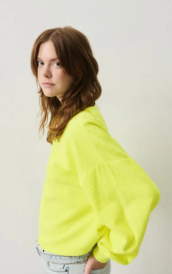 Sweatshirt Bobypark Neon Yellow Women American Vintage Sweatshirts Sweatshirt Bobypark Neon Yellow Women American Vintage Sweatshirts