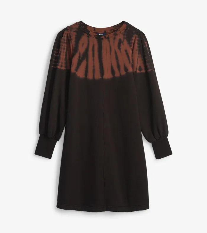 Sweatshirt Dress 8211 Caviar Storm Tie Dye Hatley