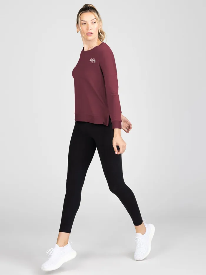 Sweatshirts Hoodies Women Tasc Performance Riverwalk Sweatshirt 8211 Mississippi State