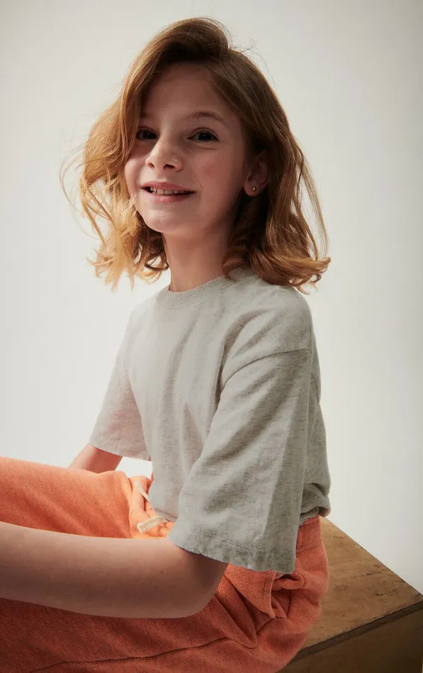 TShirt Gamipy Polar Melange Kids American Vintage Short Sleeve TShirts