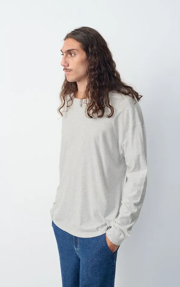 TShirt Gamipy Polar Melange Men American Vintage Long Sleeve TShirts