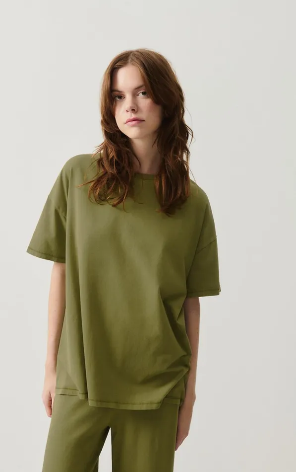 TShirt Pymaz Kiwi Vintage Women American Vintage Short Sleeve TShirts