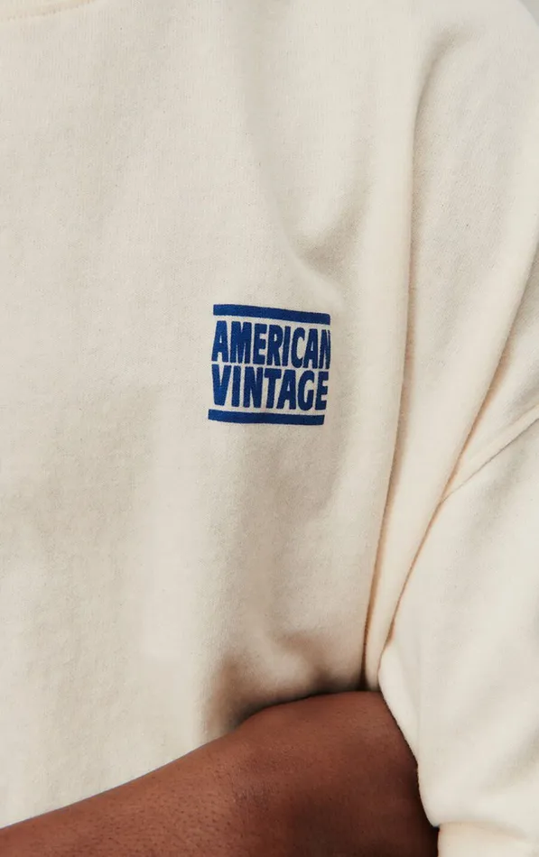TShirt Ykobow Ecru Men American Vintage Short Sleeve TShirts TShirt Ykobow Ecru Men American Vintage Short Sleeve TShirts