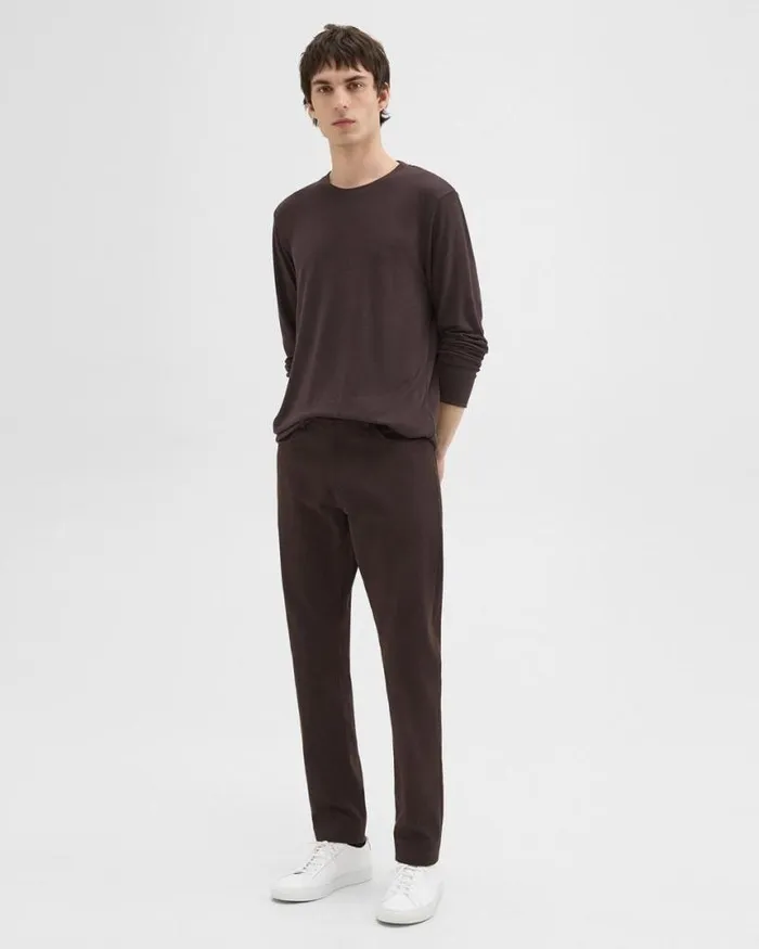TShirts Polos Men Theory Essential LongSleeve Tee In Anemone Modal Jersey Hickory TShirts Polos Men Theory Essential LongSleeve Tee In Anemone Modal Jersey Hickory