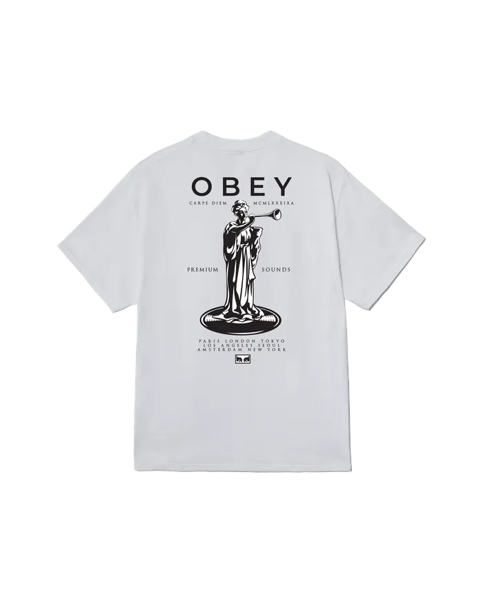 TSHIRTS PREMIUM SOUNDS CLASSIC TSHIRT White OBEY Clothing Men