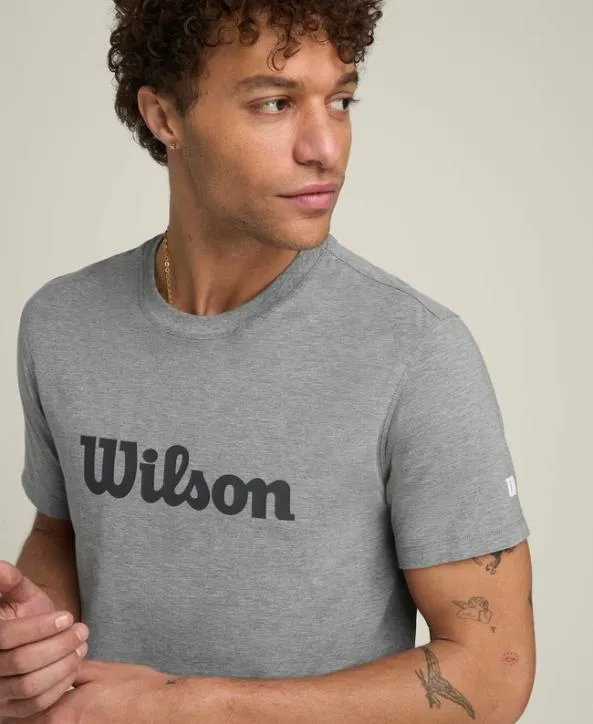 Tanks and TShirts Men Wilson Easy Street Tee Medium Gray Heather Tanks and TShirts Men Wilson Easy Street Tee Medium Gray Heather