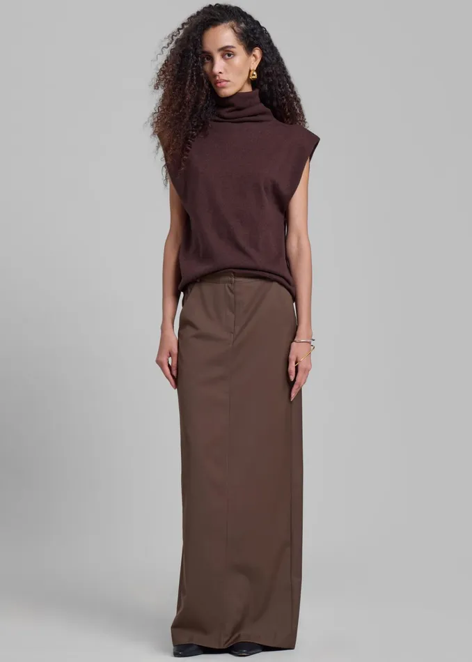 The Frankie Shop Bottoms Eloise Maxi Skirt 8211 Brown 8211 Women