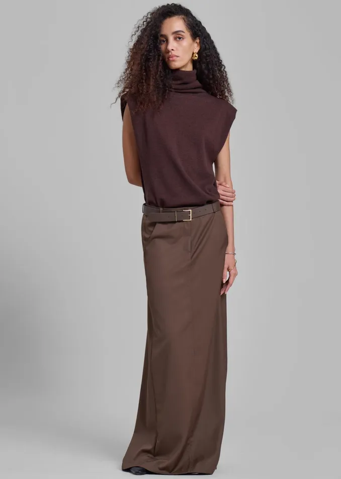 The Frankie Shop Bottoms Eloise Maxi Skirt 8211 Brown 8211 Women