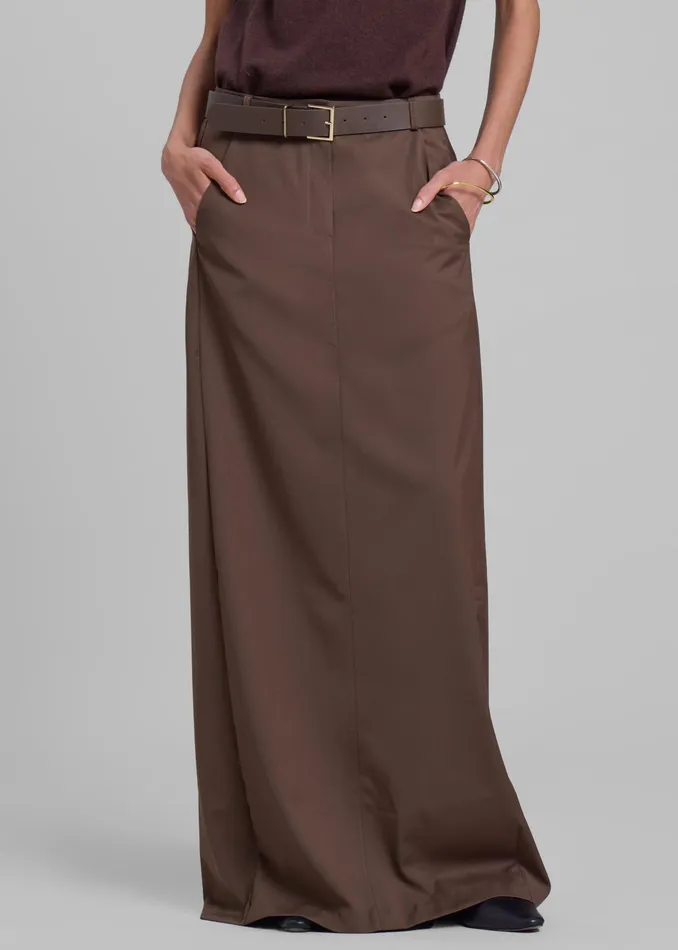 The Frankie Shop Bottoms Eloise Maxi Skirt 8211 Brown 8211 Women