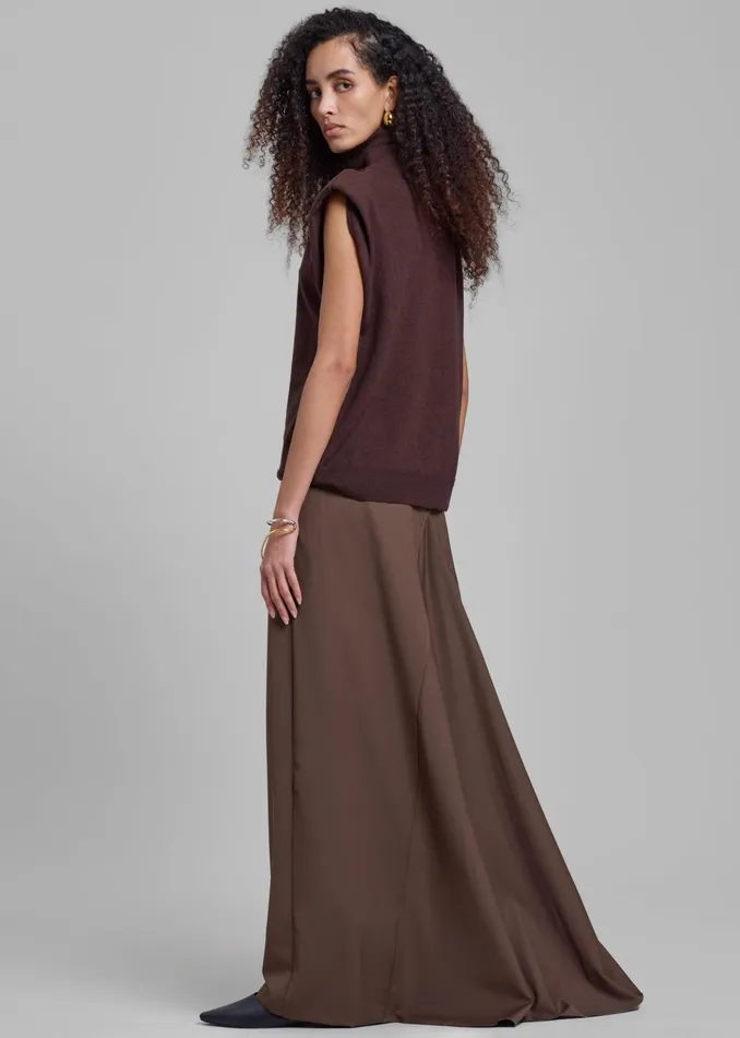 The Frankie Shop Bottoms Eloise Maxi Skirt 8211 Brown 8211 Women