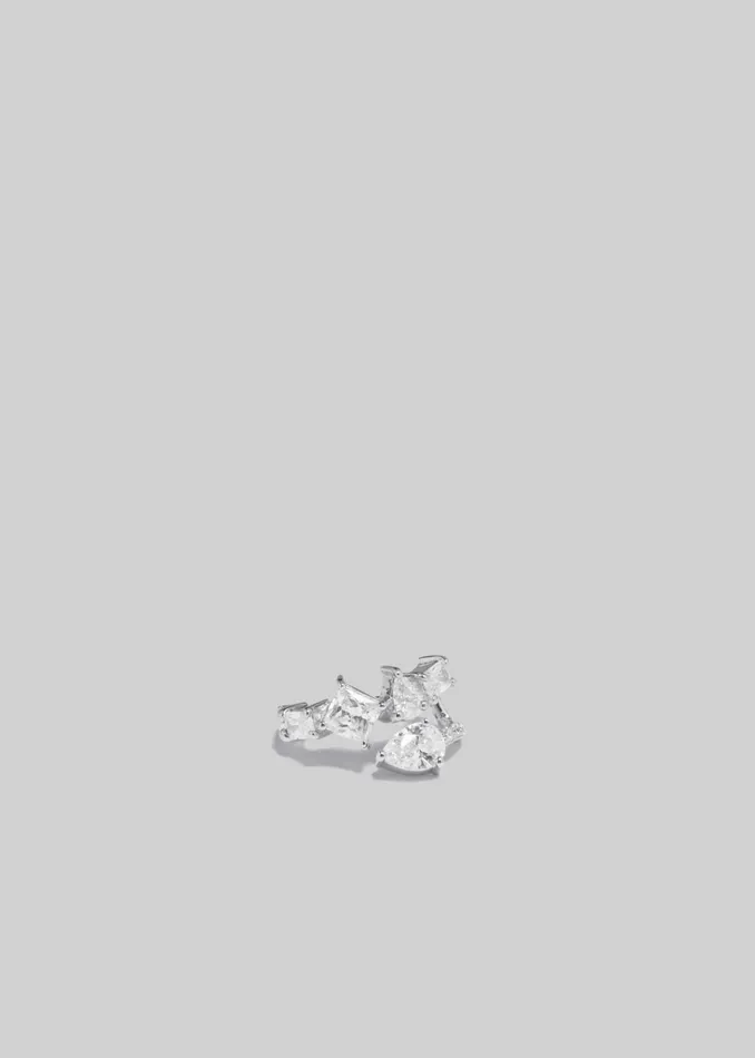 The Frankie Shop Completedworks Z56 Ear Cuff 8211 Rhodium Plated 8211 Women