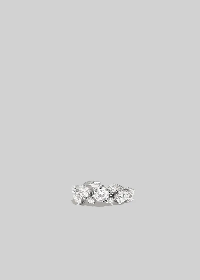 The Frankie Shop Completedworks Z56 Ear Cuff 8211 Rhodium Plated 8211 Women