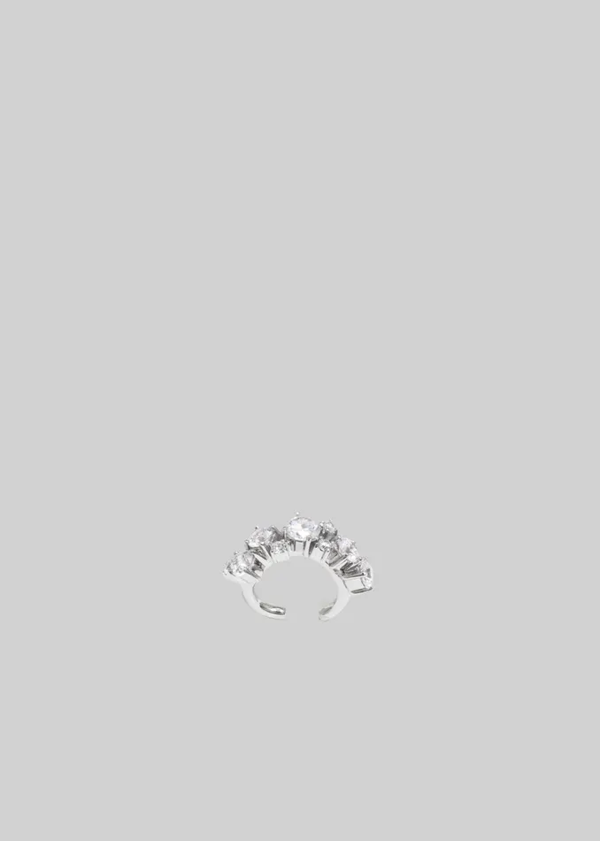 The Frankie Shop Completedworks Z56 Ear Cuff 8211 Rhodium Plated 8211 Women