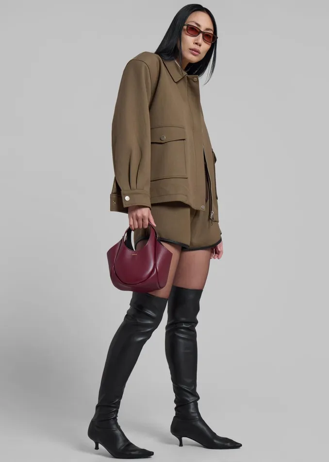 The Frankie Shop Coperni Mini Bucket Swipe Bag 8211 Red 8211 Women