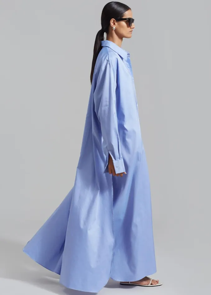 The Frankie Shop Dresses Avery Shirt Dress 8211 Blue 8211 Women