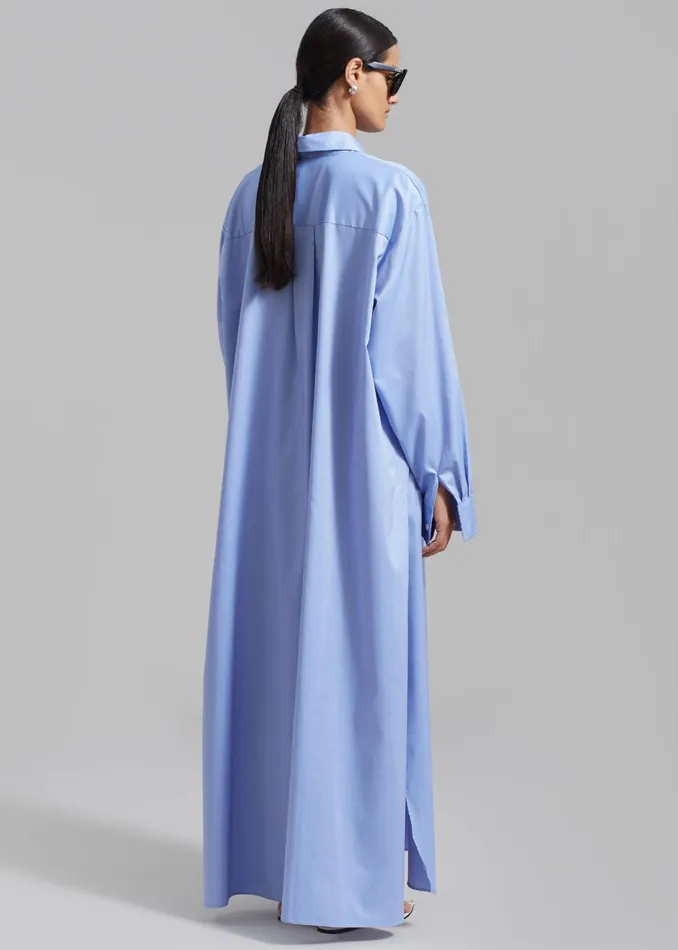 The Frankie Shop Dresses Avery Shirt Dress 8211 Blue 8211 Women