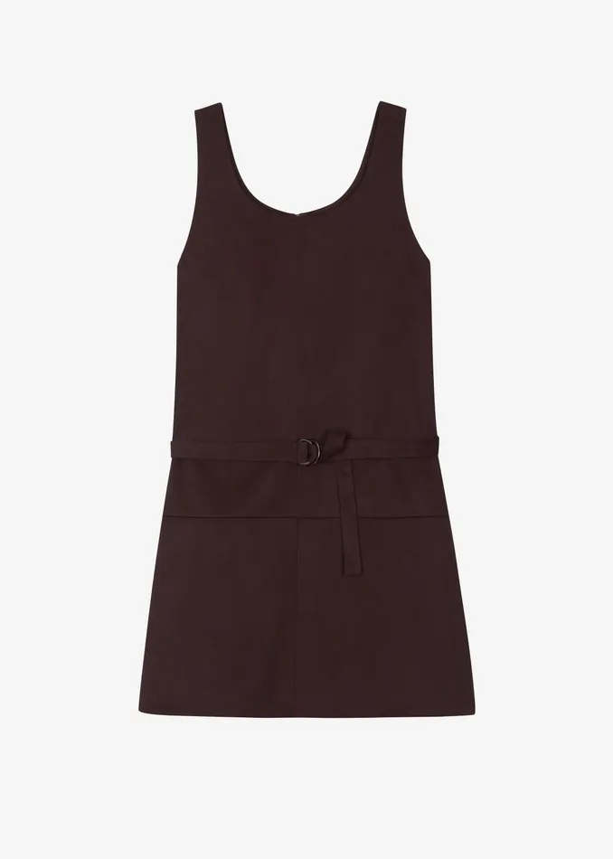 The Frankie Shop Dresses Kildare Faux Suede Dress 8211 Plum 8211 Women