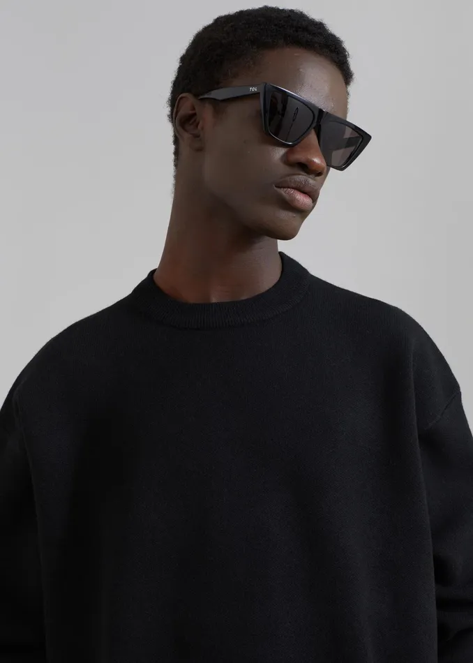 The Frankie Shop Knitwear Arne Sweater 8211 Black 8211 Men