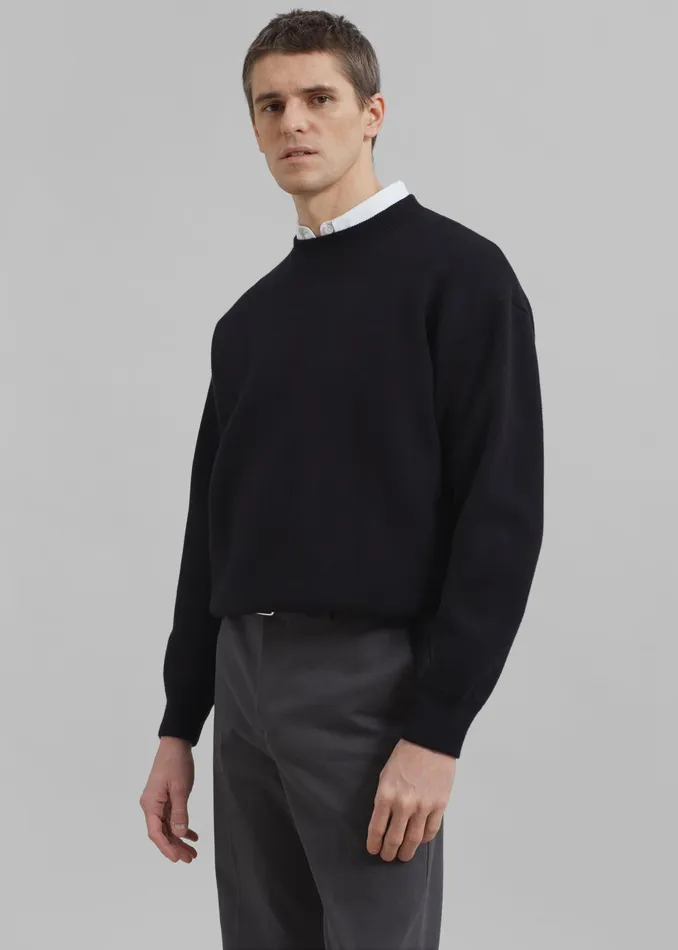 The Frankie Shop Knitwear Arne Sweater 8211 Black 8211 Men