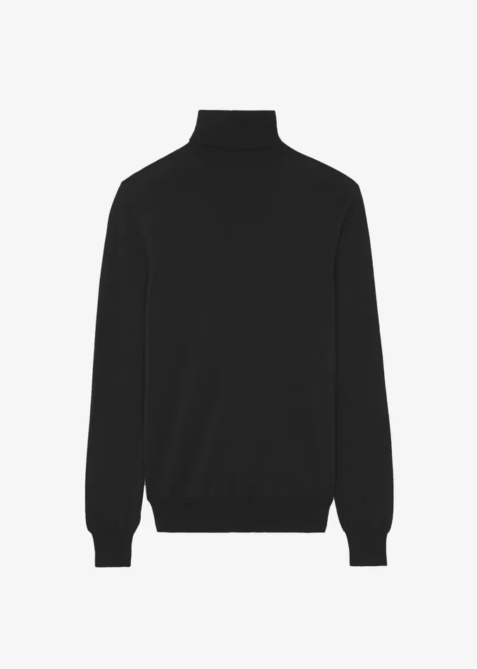 The Frankie Shop Knitwear Eve Thin Turtleneck Sweater 8211 Black 8211 Women