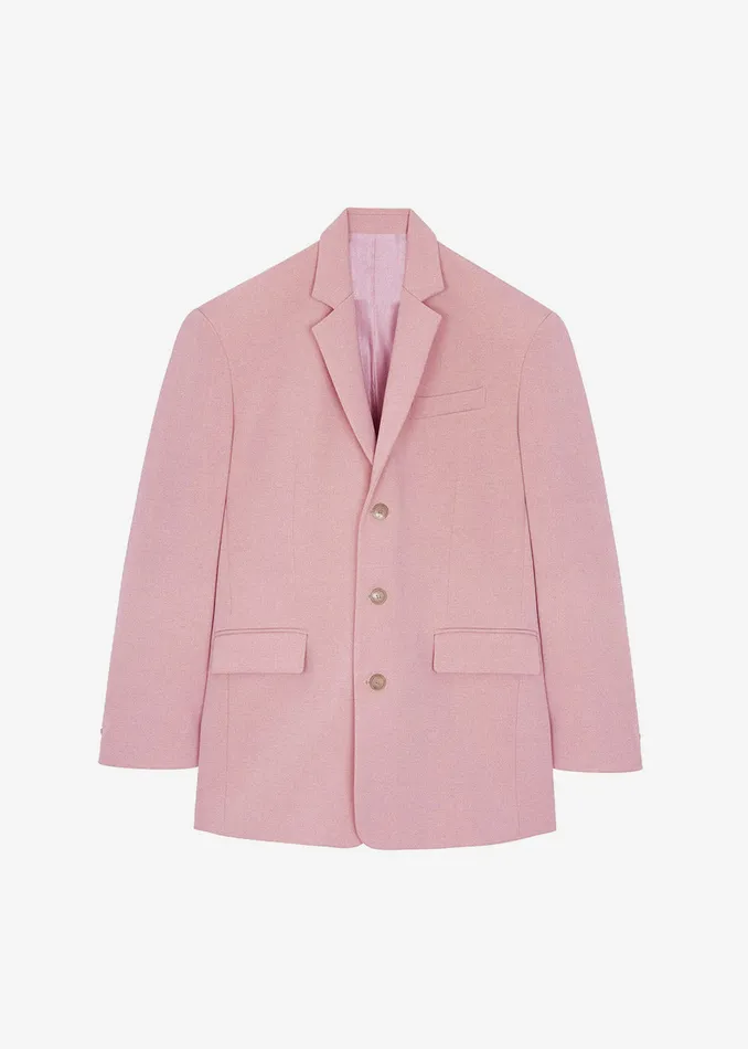 The Frankie Shop Outerwear Gelso Oversized Blazer 8211 Rose 8211 Women