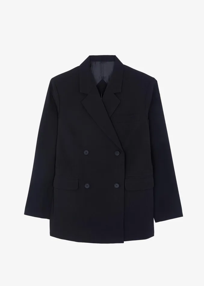 The Frankie Shop Outerwear Girona Open Back Blazer 8211 Black 8211 Women