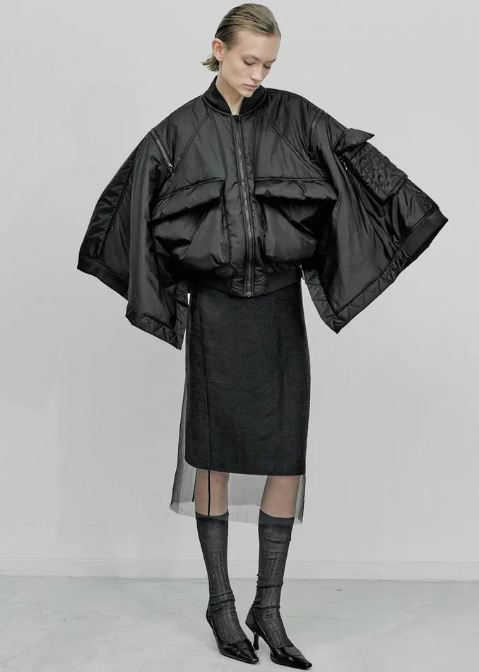 The Frankie Shop Outerwear Gudu Jacket 01 8211 Black 8211 Women
