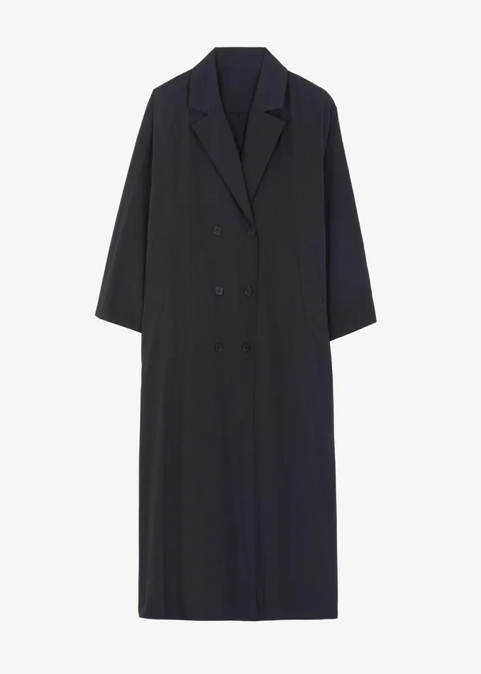 The Frankie Shop Outerwear Jude Trench Coat 8211 Black 8211 Women
