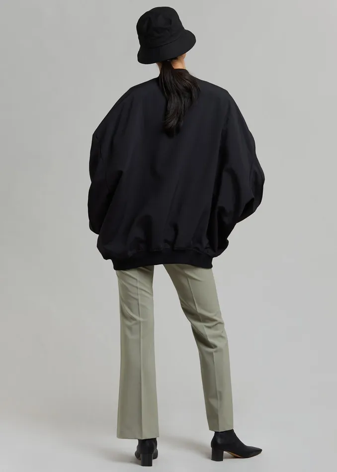 The Frankie Shop Outerwear Lumi Bomber Jacket 8211 Black 8211 Women