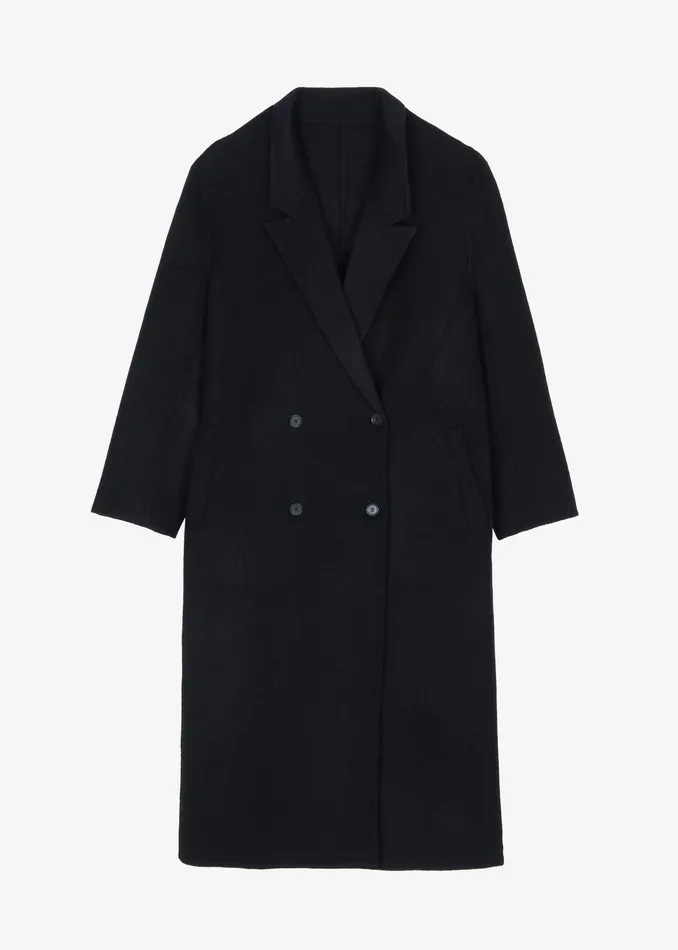 The Frankie Shop Outerwear Veonce Oversized Wool Coat 8211 Black 8211 Women