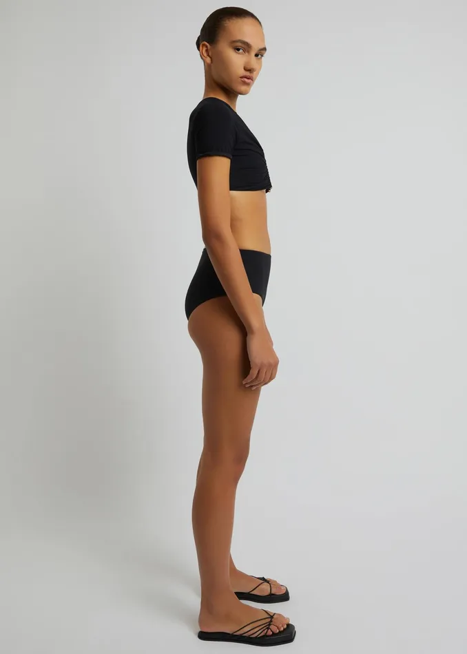 The Frankie Shop Swimwear Christopher Esber U Prong Tee 8211 Black 8211 Women