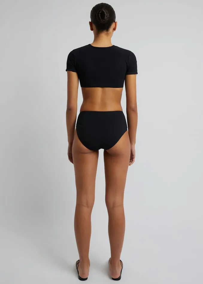 The Frankie Shop Swimwear Christopher Esber U Prong Tee 8211 Black 8211 Women