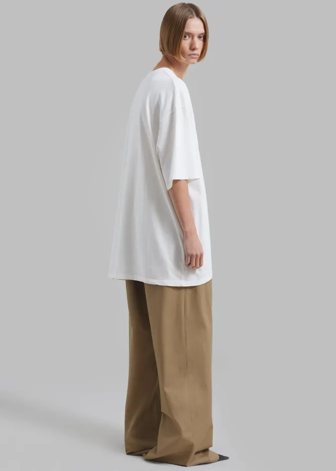 The Frankie Shop Tops Avak Oversized Tee 8211 White 8211 Women