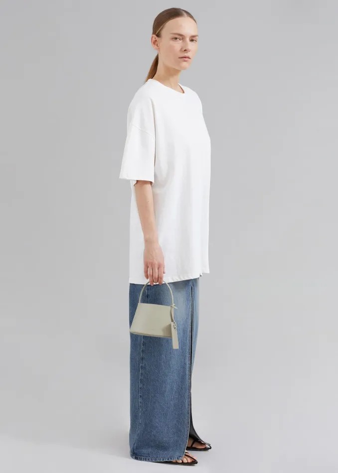 The Frankie Shop Tops Faro Boxy Tee 8211 White 8211 MenWomen