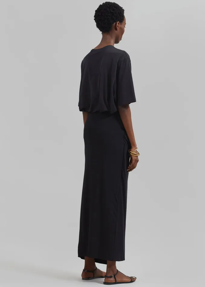 The Frankie Shop Tops Harper Soft Organic TShirt 8211 Black 8211 Women