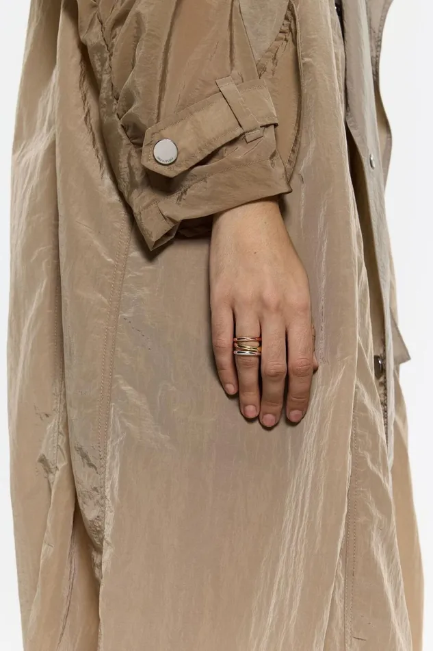 Threetone Textured Bands Ring Multigold Women Bimba Y Lola Jewelry Threetone Textured Bands Ring Multigold Women Bimba Y Lola Jewelry