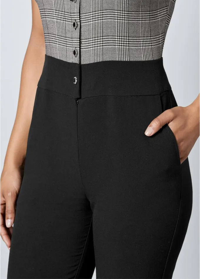TIE NECK JUMPSUIT Black Multi Women VENUS Occasion Jumpsuits and Rompers