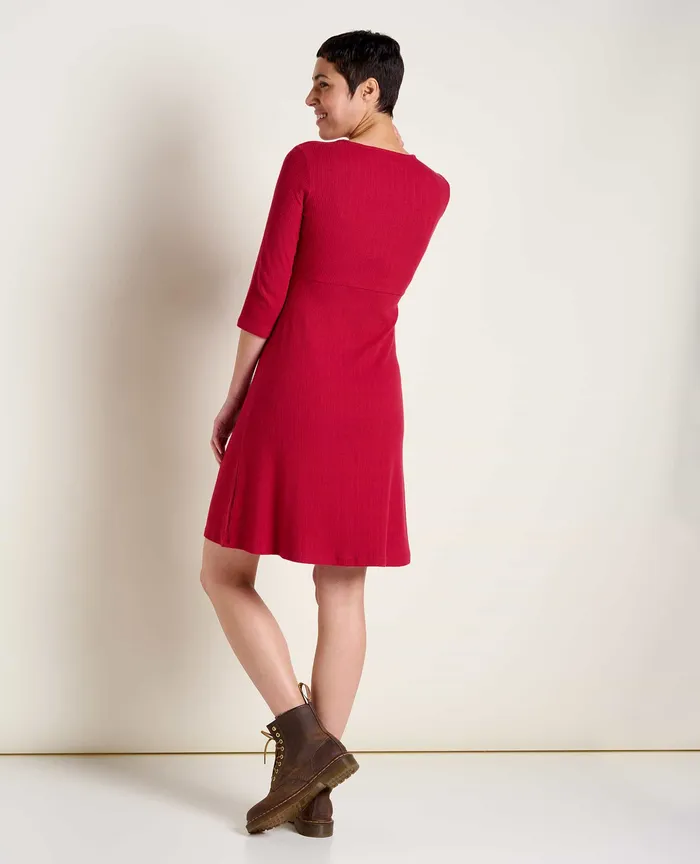 ToadandCo Dresses Women8217s Rosalinda Cable Rib Dress Berry