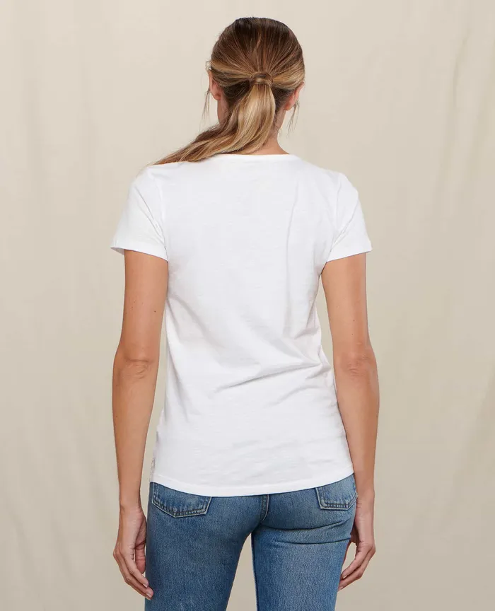 ToadandCo Loungewear and Sleep Women8217s Marley II Short Sleeve Tee White