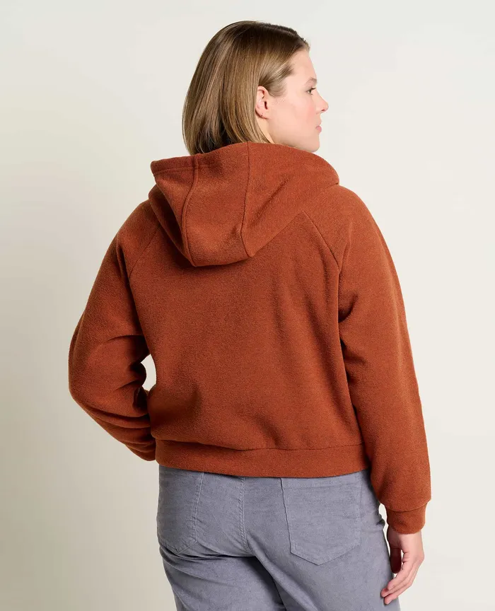 ToadandCo Whitney Terry Zip Hoodie Cinnamon Women8217s Jackets and Layers