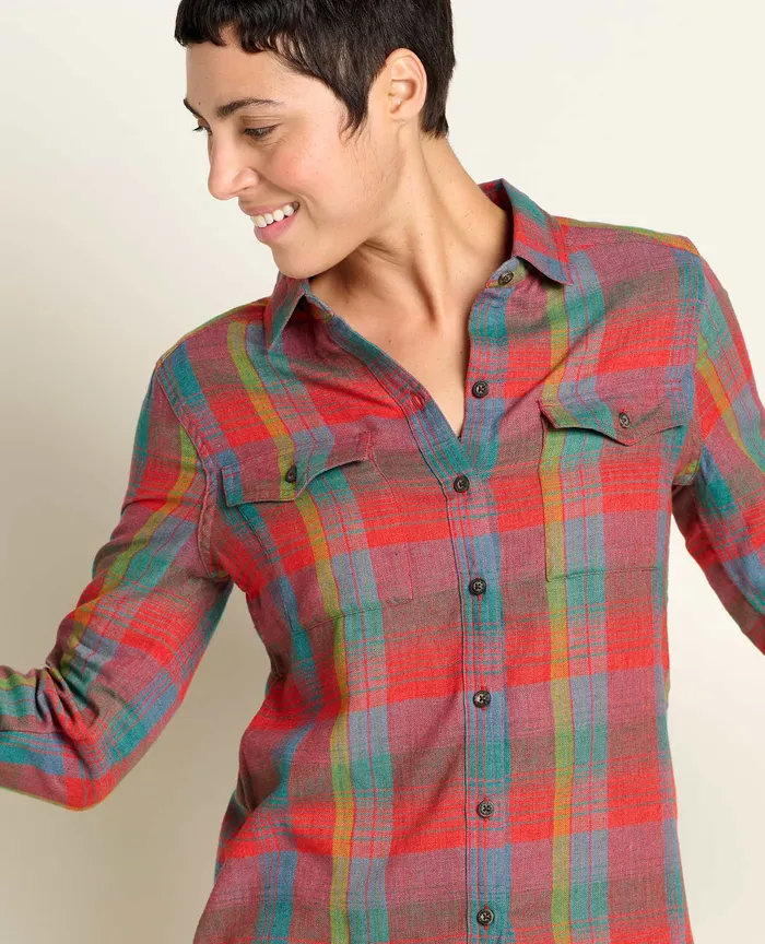 Tops and TShirts ToadandCo Women8217s ReForm Flannel Shirt Winterberry