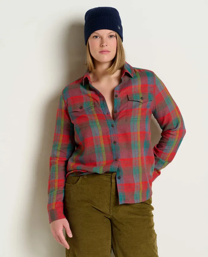 Tops and TShirts ToadandCo Women8217s ReForm Flannel Shirt Winterberry